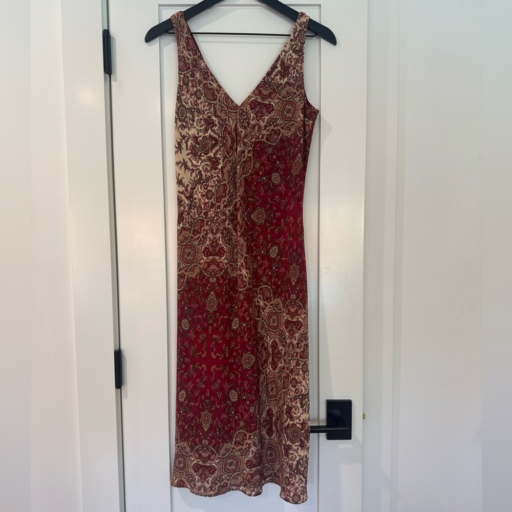 Banana Republic Silk Midi Dress